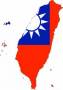 Bandera y mapa de Taiwan (SaharaLibre.es - Licencia Creative Commons Reconocimiento-CompartirIgual 3.0 Unported.)