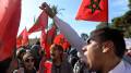 Manifestantes marroquíes protestaban el martes ante la embajada de Francia en Rabat. / F. S. (AFP)