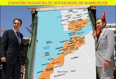 El mapa con el que li MVI a Zapatero. Otra manipulacin