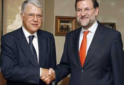 Abbas el Fassi y Mariano Rajoy, en una imagen de 2007