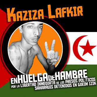 Huelga de hambre por presos polticos saharaui.