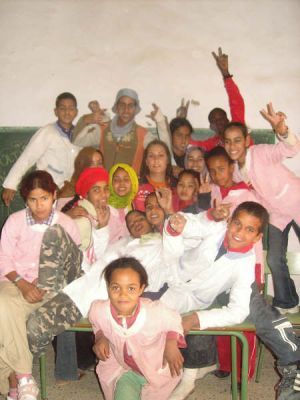 Estudiantes saharauis