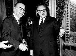 Carrero Blanco con Henry Kissinger