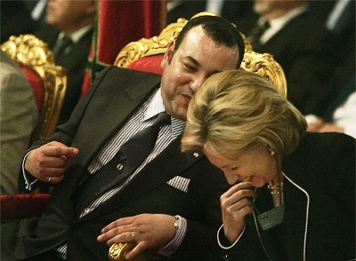 Mohamed VI con Hillary Clinton