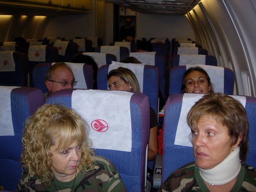 vista parcial de los integrantes del vuelo de Andorra