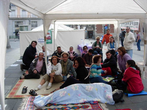 Huelga de hambre 24 horas en solidaridad con los presos saharauis de las carceles marroquis y de los T.O.